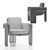 Artisan Henna Accent Chair 3D model small image 1