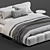 B&B Italia Tufty Bed 3D Model 3D model small image 3