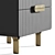 Elegant Bedside Table by Cosmorelax 3D model small image 3