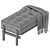 Etro Woodstock Ottoman: Luxury Home Interiors 3D model small image 7