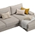 Luxury Lagon Sofa Set 3D model small image 3