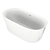 DURAVIT White Tulip Freestanding Bathtub 3D model small image 2