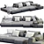 Modern Westside Sofa Design 3D model small image 1