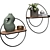 Kruno Semi-Circle Shelves Set 3D model small image 1