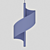 Twisted LED Pendant - Ornella 3D model small image 4