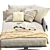 Modern Flexform Chaise Lounge 3D Model 3D model small image 3
