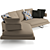 B&B Italia Arne Modern Sofa 3D model small image 6