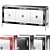 Luxury Venetian Sapient 3-Drawer Commode 3D model small image 1