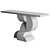 Emperador Marble Console Forest Giaconia 3D model small image 2
