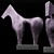 Elegant Horse Sculpture Abstraction 2013 3D model small image 5