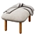Sleek Brick QT Ottoman Glam 3D model small image 5