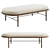 Elegant Solano Ottoman by Dear Keaton 3D model small image 1