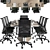 Modern Office Chair with 4D Arms 3D model small image 8