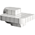 Modern Lacquered Wood Coffee Table 3D model small image 2