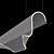 Modern Chrome LED Pendant Light 3D model small image 2