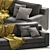 Elegant Bellotti-Ezio Sofa 2017 3D model small image 3