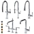 Tournant Semi-Pro Kitchen Faucet 3D model small image 1