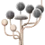 Globe Garden Sculpture Statue 2017 3D model small image 5