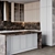 Adjustable Neoclassic Kitchen Unit 3D model small image 6