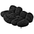 Italian Designer Edra Cipria Sofa 3D model small image 5