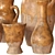 Assorted Set of Decorative Vases 3D model small image 5