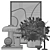 Modern Geometry Decor Set 3D model small image 5