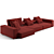 B&B Italia Andy Sofa 346cm 3D model small image 4