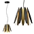 Modern Metal Pendant Lamp Design 3D model small image 1