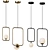 Moon-inspired Glass Pendant Light 3D model small image 2