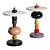 Colorful Nordic Design Shuffle Table 3D model small image 1