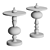 Colorful Nordic Design Shuffle Table 3D model small image 2