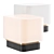 Modern Chic Glass Table Lamp 3D model small image 1