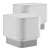 Modern Chic Glass Table Lamp 3D model small image 3