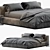 Saba Italia Pixel Bed 3D 3D model small image 1