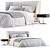 Luxurious Minotti Reeves Bed Model 3D model small image 1