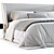 Luxurious Minotti Reeves Bed Model 3D model small image 3
