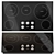 Whirlpool Black Stainless Kitchen Set 3D model small image 5