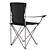 Folding Camping Chair in Green 3D model small image 3