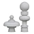 Elegant Bobo Piccoli Glass Vase 3D model small image 2