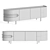 Olival TV Stand modern sideboard 3D model small image 2