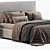 Meridiani Stone Plus 3D Bed 3D model small image 2
