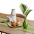 Solid Wood Otto Dining Set 3D model small image 3