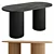 Homary Farmhouse 63 Dining Table 3D model small image 2