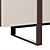 Elegant Grey TV Stand, Spacious 3D model small image 3