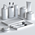 Bertocci Carrarino Marble Bathroom Set 3D model small image 6