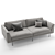Modern Bel Air Sofa 2017 3D model small image 2