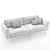 Modern Bel Air Sofa 2017 3D model small image 3