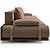 Luxury Modular Donovan Roll Sofa 3D model small image 4