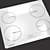 Maunfeld Cooktop Set Variety 3D model small image 11