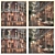 Set of Wall Art and Frames 3D model small image 3